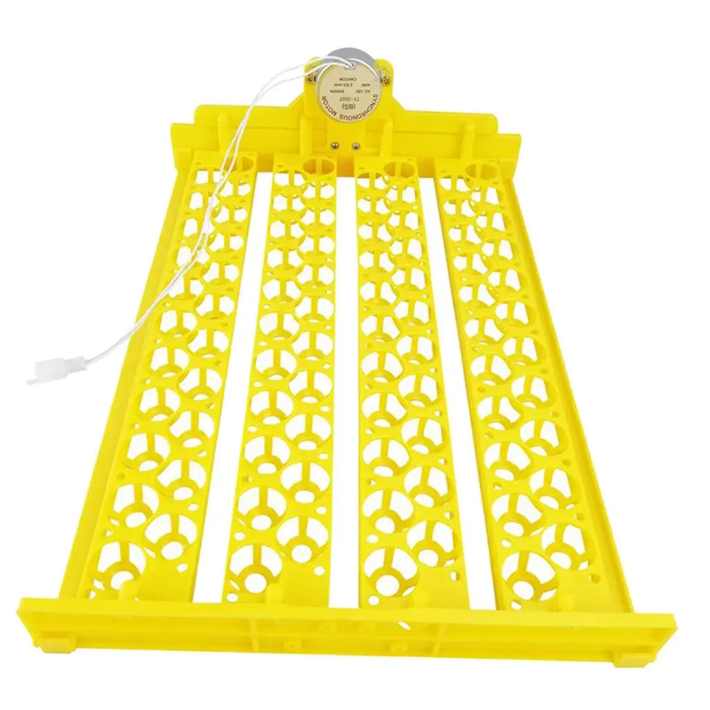 Mini Incubator 88 Eggs 12 V Hatcher Turner Automatic Plastic with Motor Tray Brooder Poultry for Birds Quail Farm