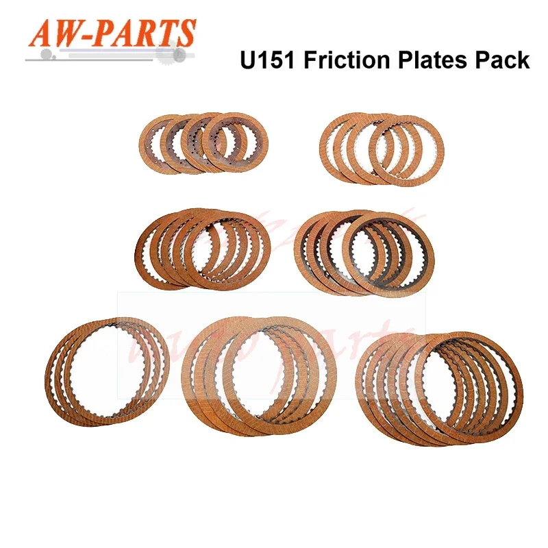 

1SET U150E U151E Car Accessories For Toyota Gearbox Rebuild Kit U150E U151E Automatic Transmission Friction Plates Repair Kit