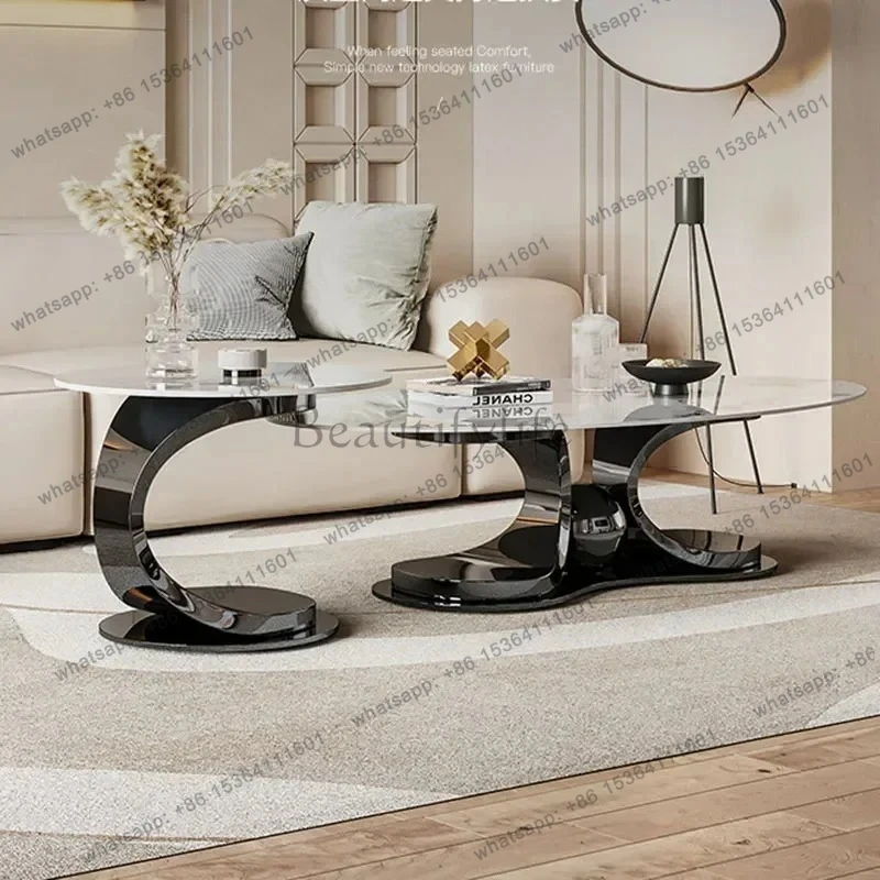 

Modern Black Coffee Tables Book Marble Luxury Design Gold Coffee Table Dressing Tea Console Table Basse De Salon Home Furni