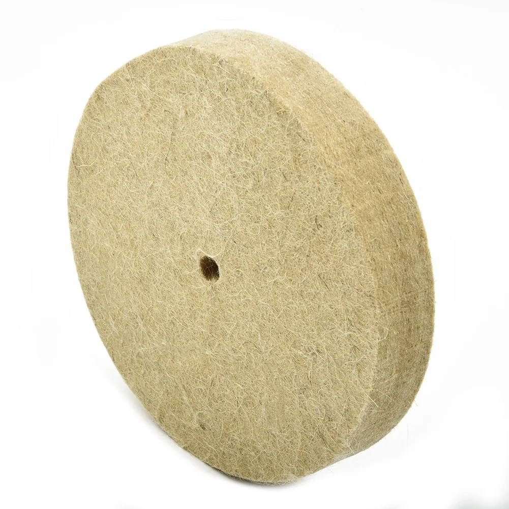 1pc  6inch 150mm Wool Felt Polishing Buffing Wheel Gold Silver Jewelry Mirror Polishing For Buffer Polishers Grinder