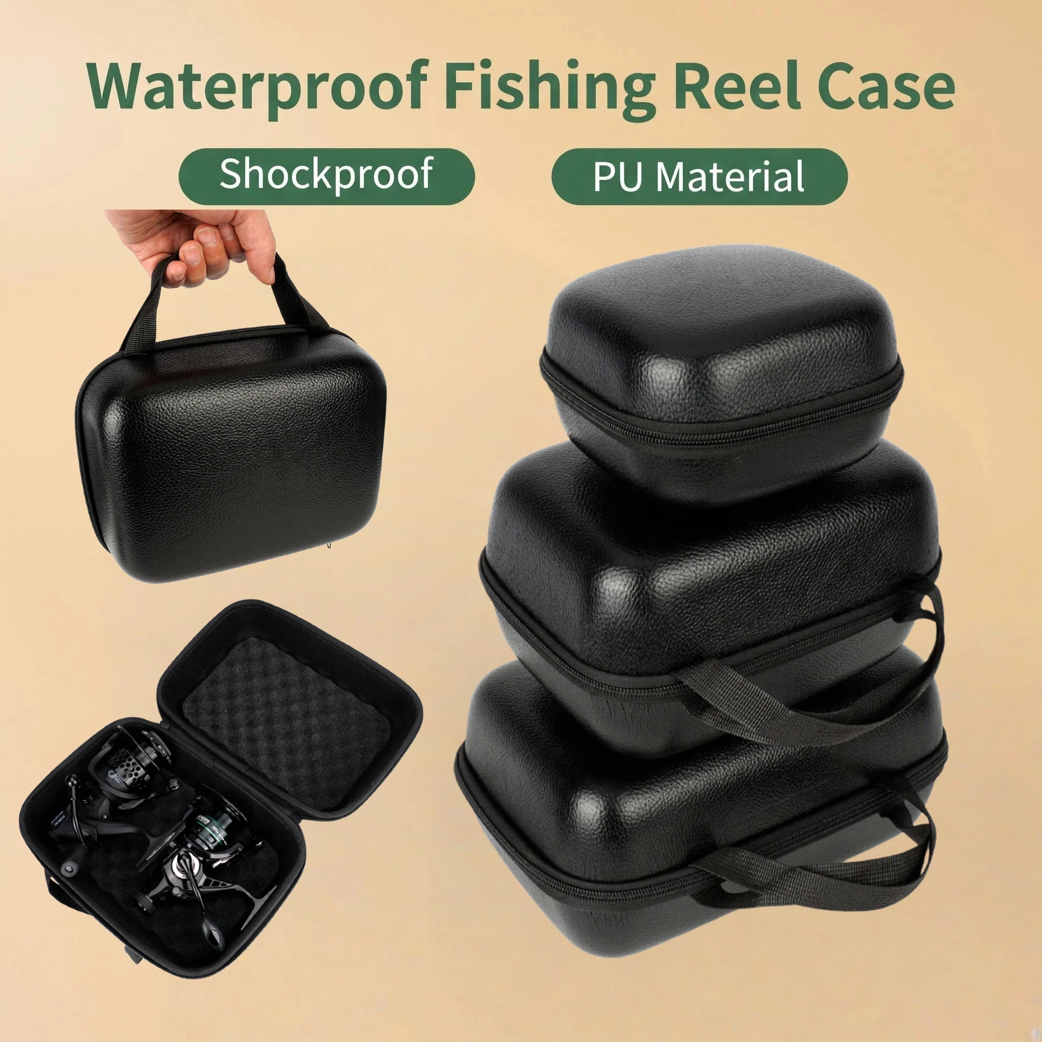 Tas Reel Pancing Anti Guncanga - Fish Finder Case ulasan dan harga