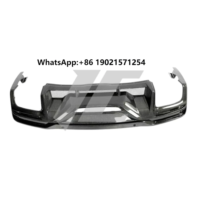 

Dark House Carbon Fiber Fibre Body Kit Rear Bumper Spoiler Fit for Ford Mustang Dark House 2024+