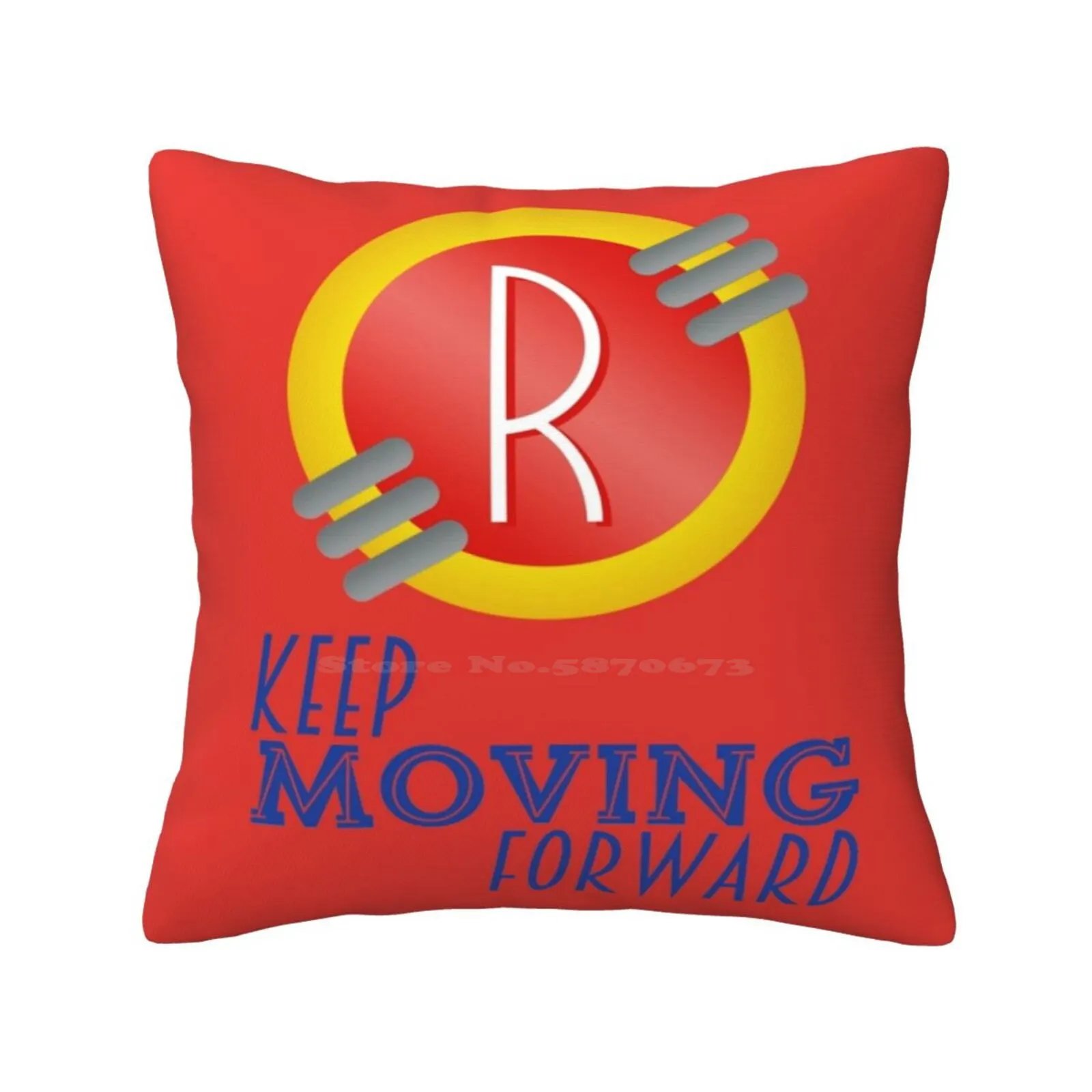 Keep Moving Forward-Meet The Robinsons Home Sofa Car Waist Throw Pillowcase Meet The Robinsons Walt Movie Keep Moving Forward