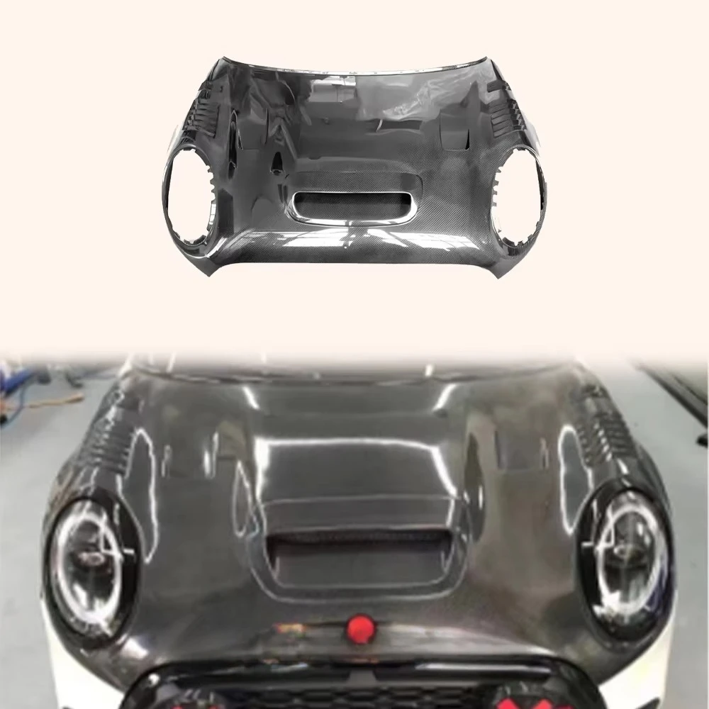 

2025 NEW For Mini F56 Cooper Carbon Fiber AG Style Vented Front Bumper Bonnet Hood