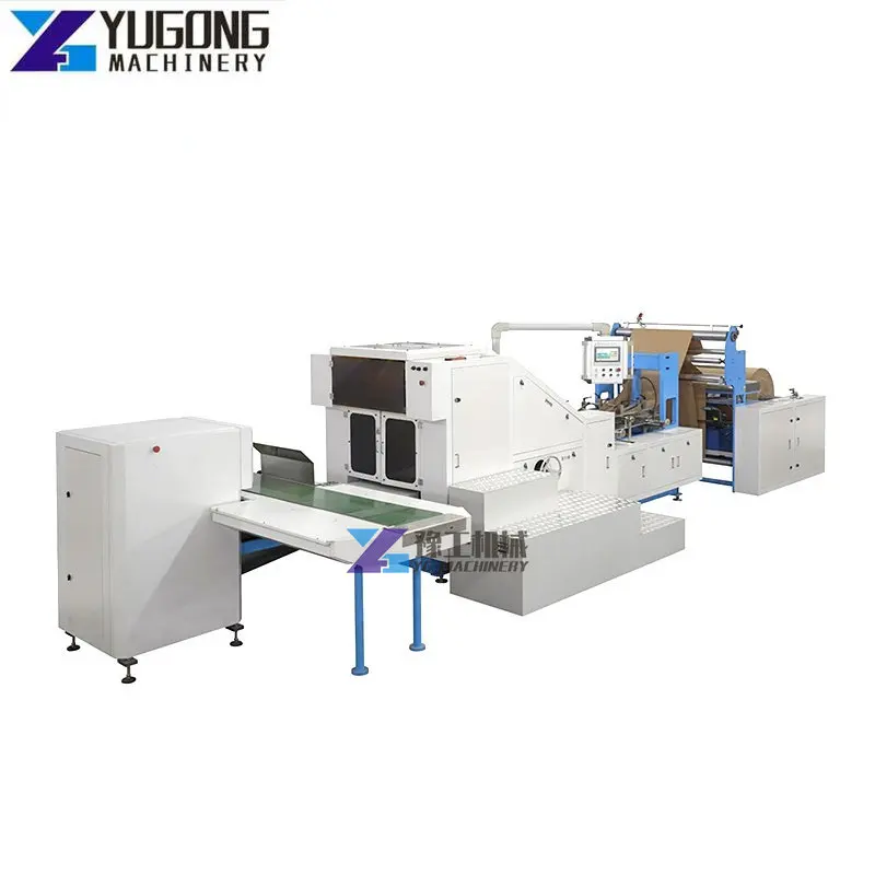 YG Paper Bag Making Machine Paper Bag With Twisted Handles Automatic Paper Bag Forming Machine Square Bottom Paper Bag Machine