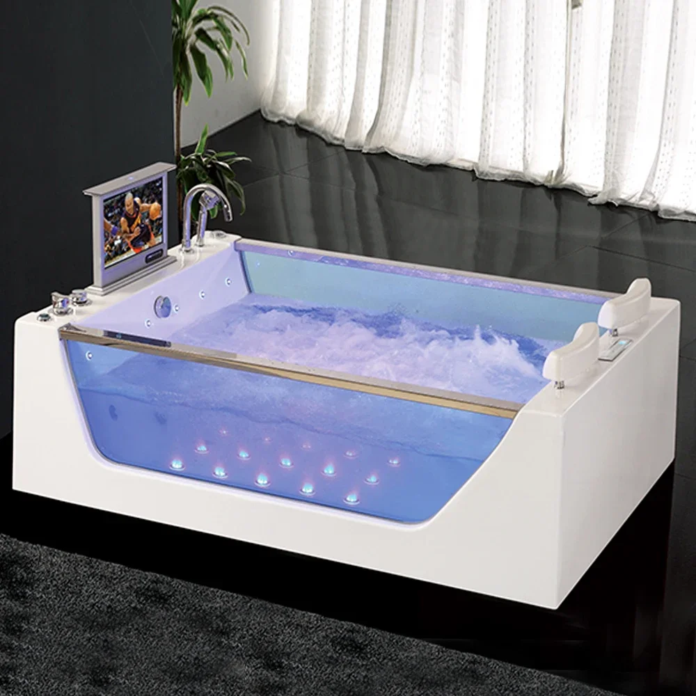 

Custom Made Swedish Fiber Glass 1200mm Baths Free Standing Transparent Bath Tub Two Person Freestanding Bathtub