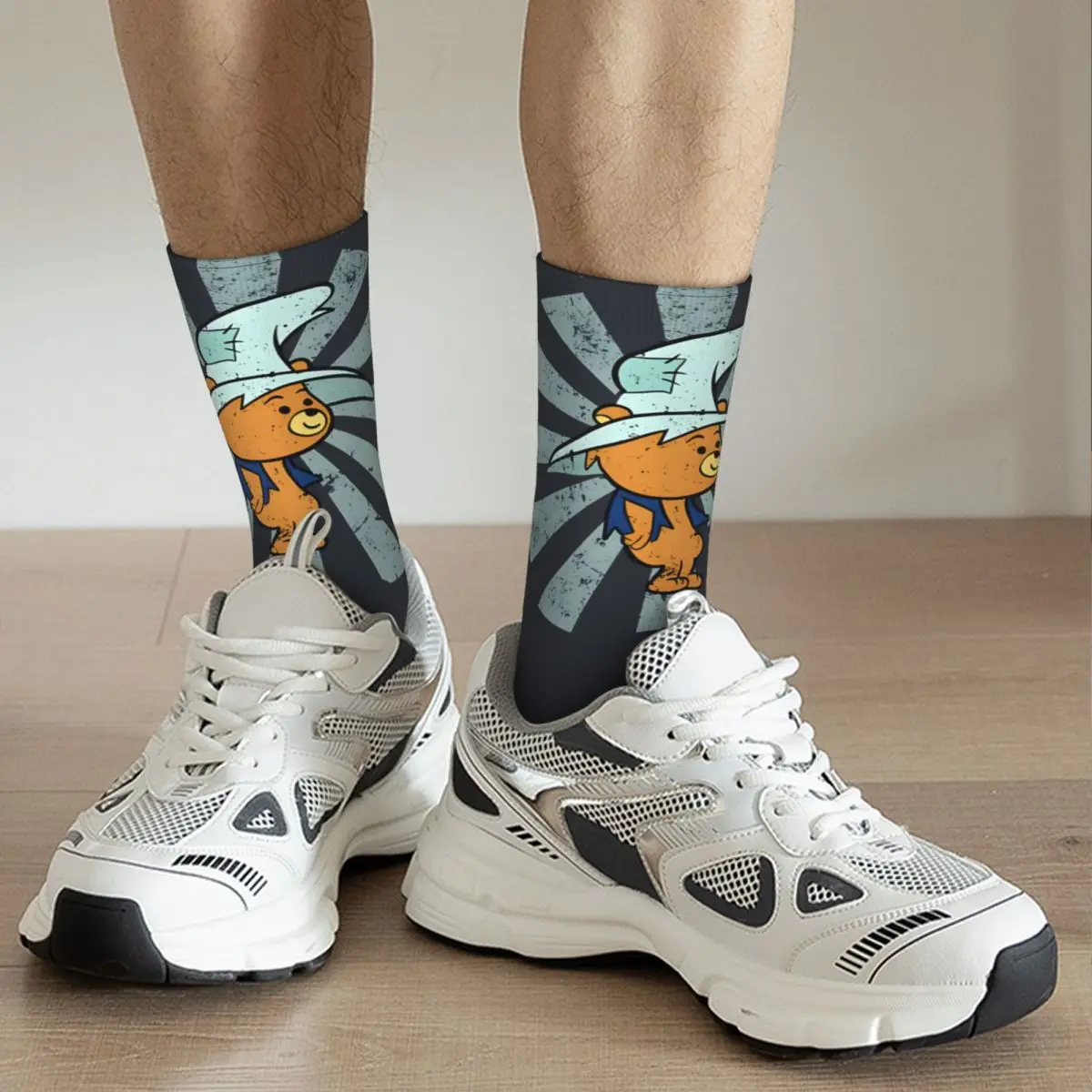 Hip Hop Retro Shag Rugg japanische Herren socken Unisex die Hinterwäldler Bären Harajuku Muster gedruckt Neuheit Crew Socken Tops Fugees