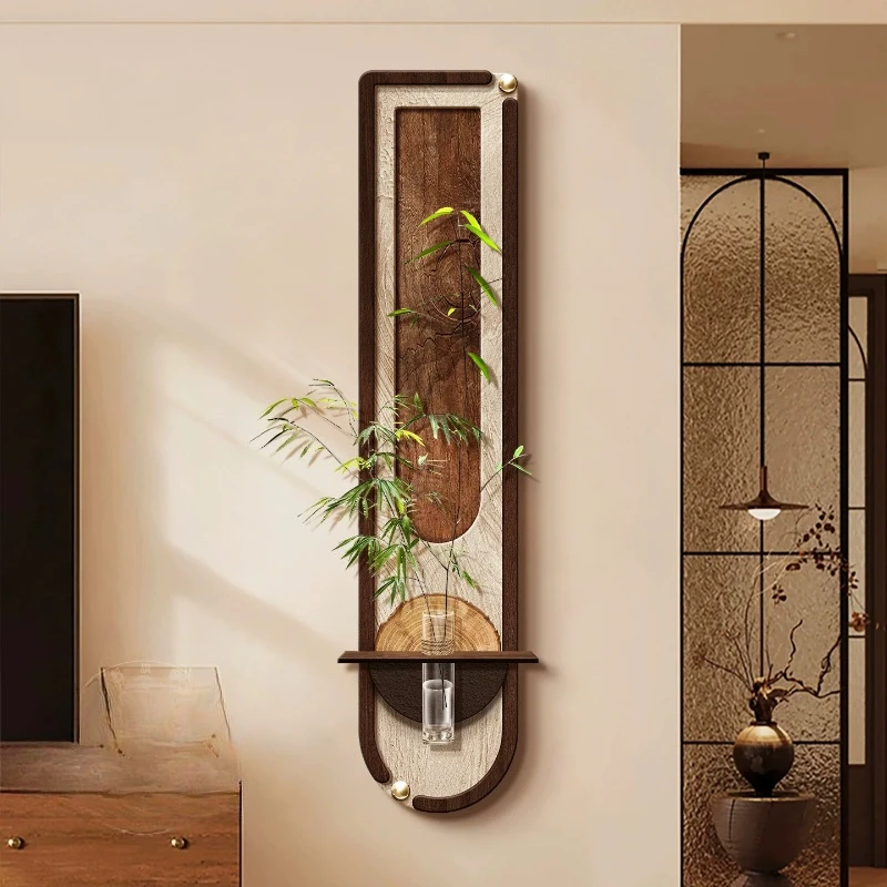 Hydroponic green plants TV background wall pendant porch decorative painting living room