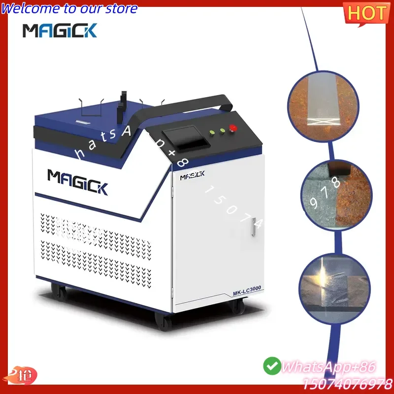 2026 Reliable Factory Quickly Rust 1000w 1500w Portable Handheld Fiber Cleaning Machine Use for Rust Oil