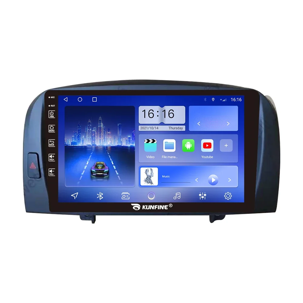 

Автомобильный радиоприемник для Sonata 04-09 2Din Android авторадио автомобильная стерео DVD GPS-навигатор плеер мультимедиа Android Auto Carplay
