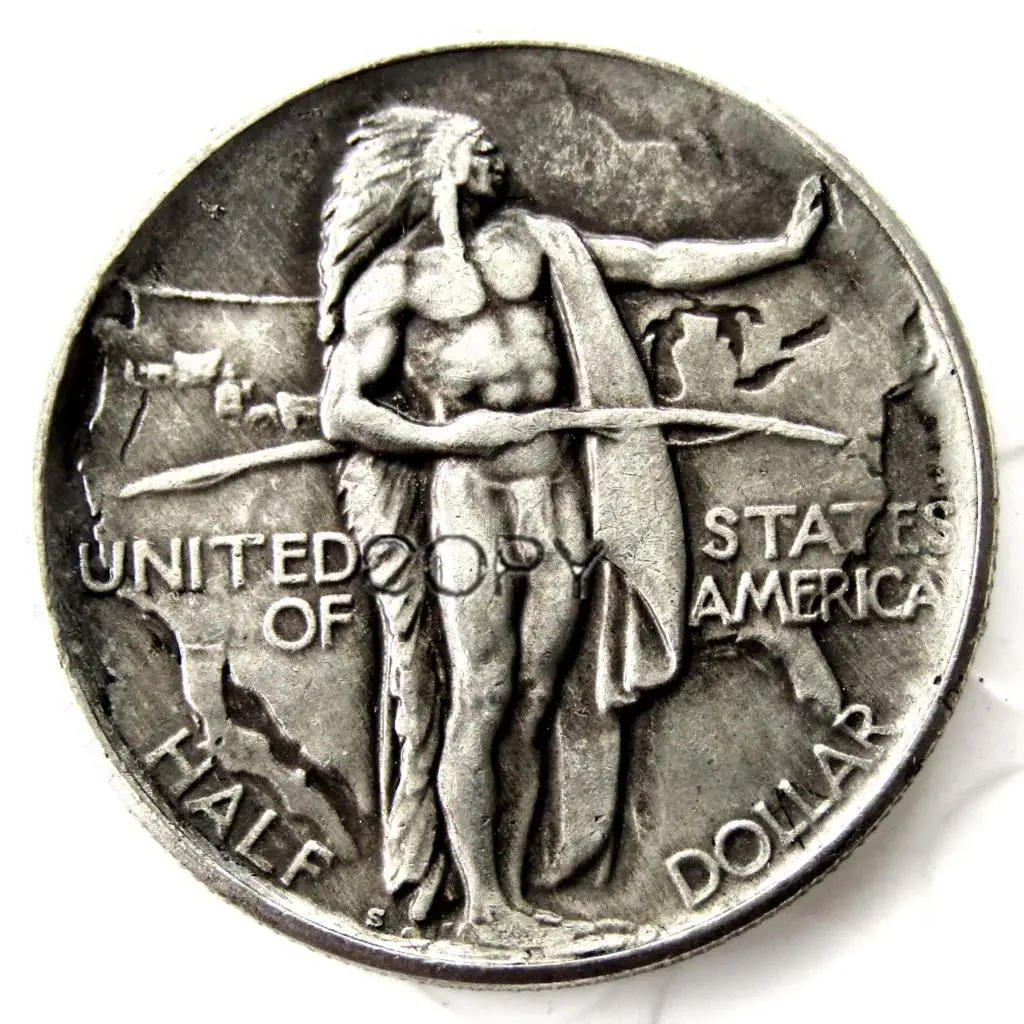 US 1926s Organ Half Dollar Commemorative Silver Plated Copy Coin