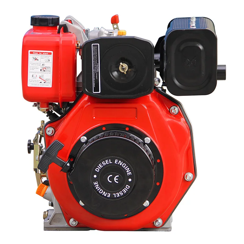 3.8kW HR178F Hand Start Thread Shaft Single Cylinder 4-Stroke Air-Cooled Engine 4HP Power Easy Operation Euro 5 Emission