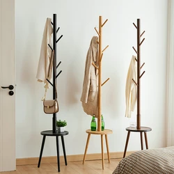 Nordic staande kapstok multifunctionele hoed kledingorganizer met hoogteverstelling planken kinderkamer kleerhanger