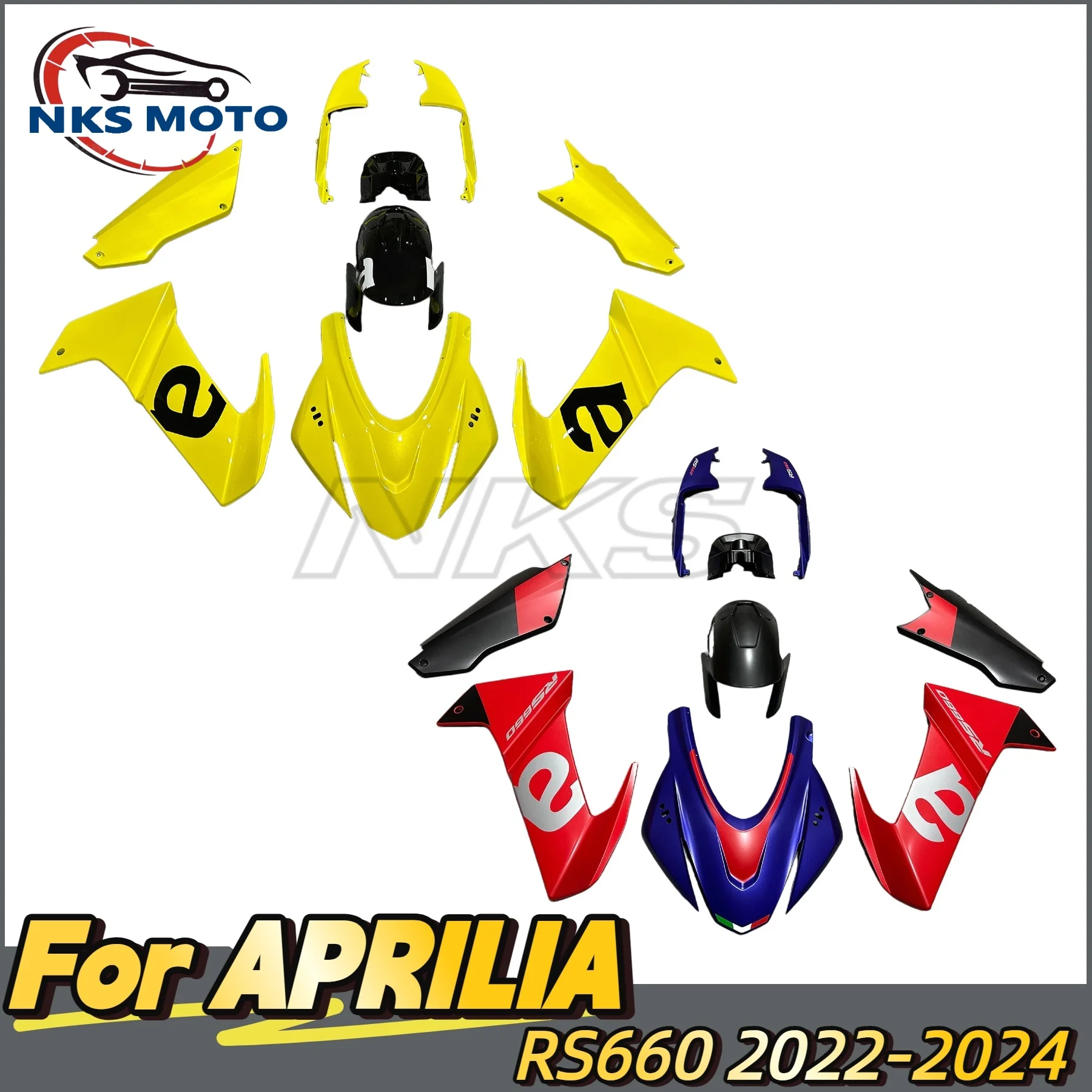 

RS660 NEW Motorcycle Front Lip Wind Wing Cover Cone Aerodynamics Fairing Winglets For Aprilia RS 660 2022 - 2024
