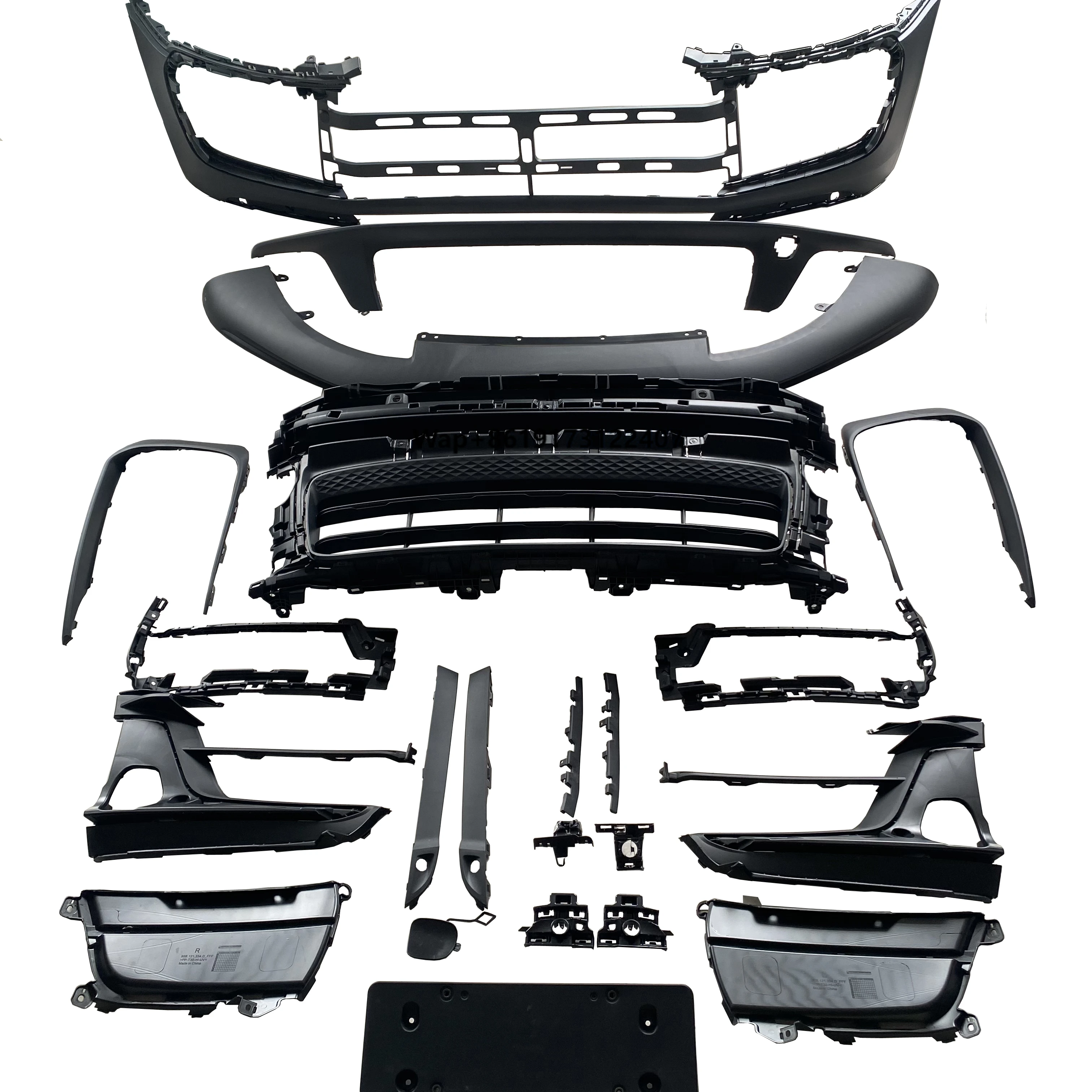 

Perfect Fitment Body Kit for 2014-2017 Upgrade to 2023 Body Kit Including Front Bumper Assembly