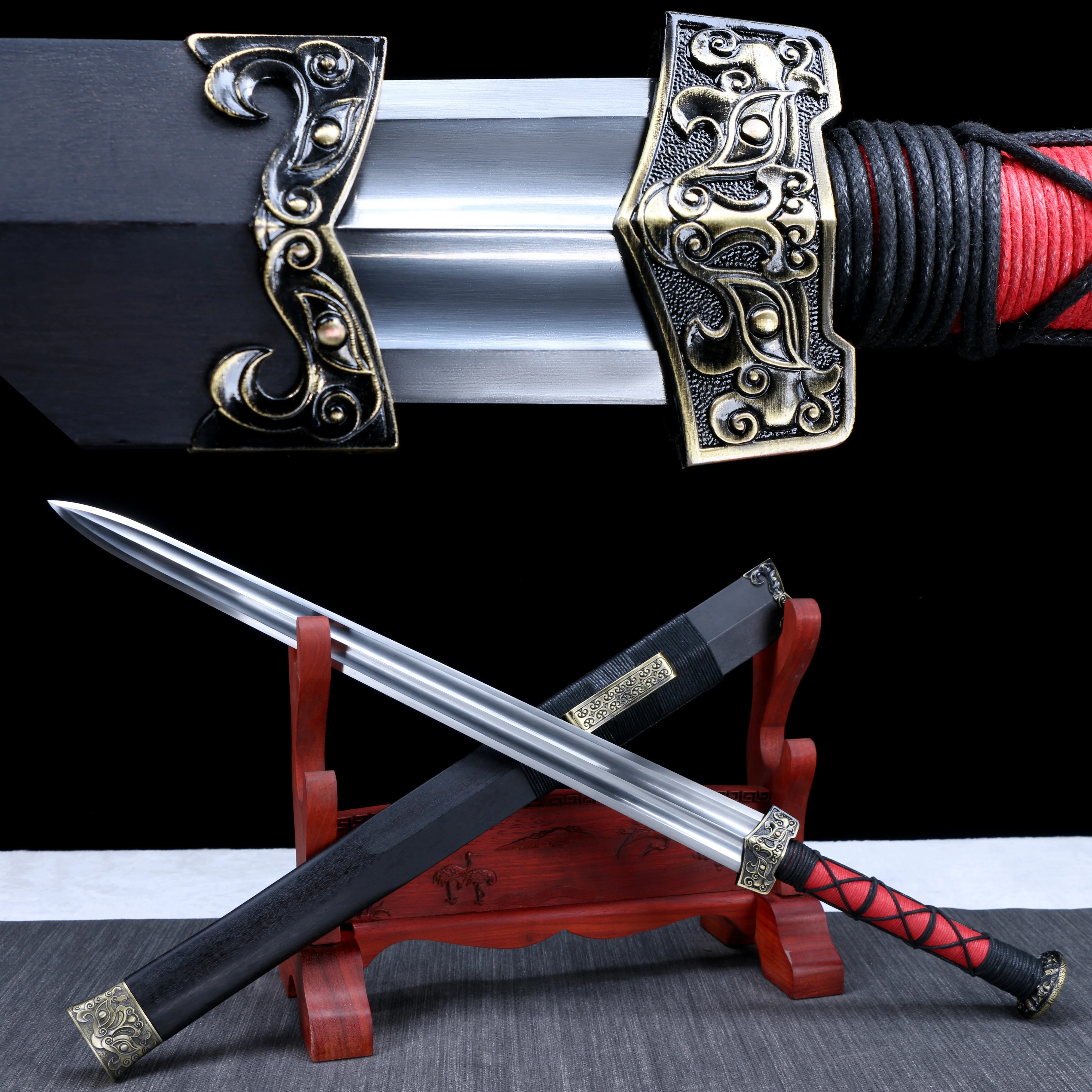 

81cm Medieval Excalibur True Steel Holy Sword Legend Magic Sword Gods Warrior Saber Hero Battle ready sharp weapon katana