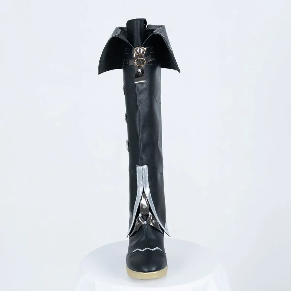 New Game Honkai: Star Rail Feixiao Cosplay Shoes Women Lolita High Heels Leather Boots Halloween Masquerade Party Costume Prop