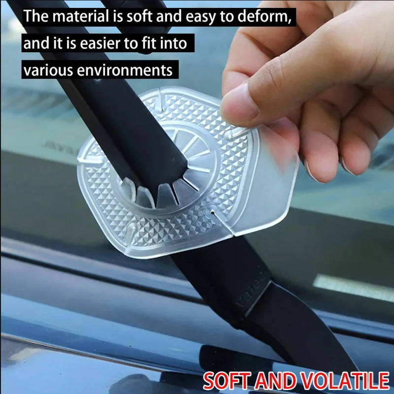 ممسحة زجاج السيارة الأمامي أغطية حماية ممسحة الغبار حماية أسفل الأكمام-10 قطع عالمية #1