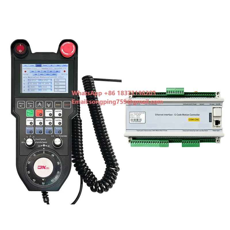 Wixhc 3-axis 4-axis CNC Controller Woodworking Machines Dsp Controller for Cnc Router Handle Control System for Plasma Cutting