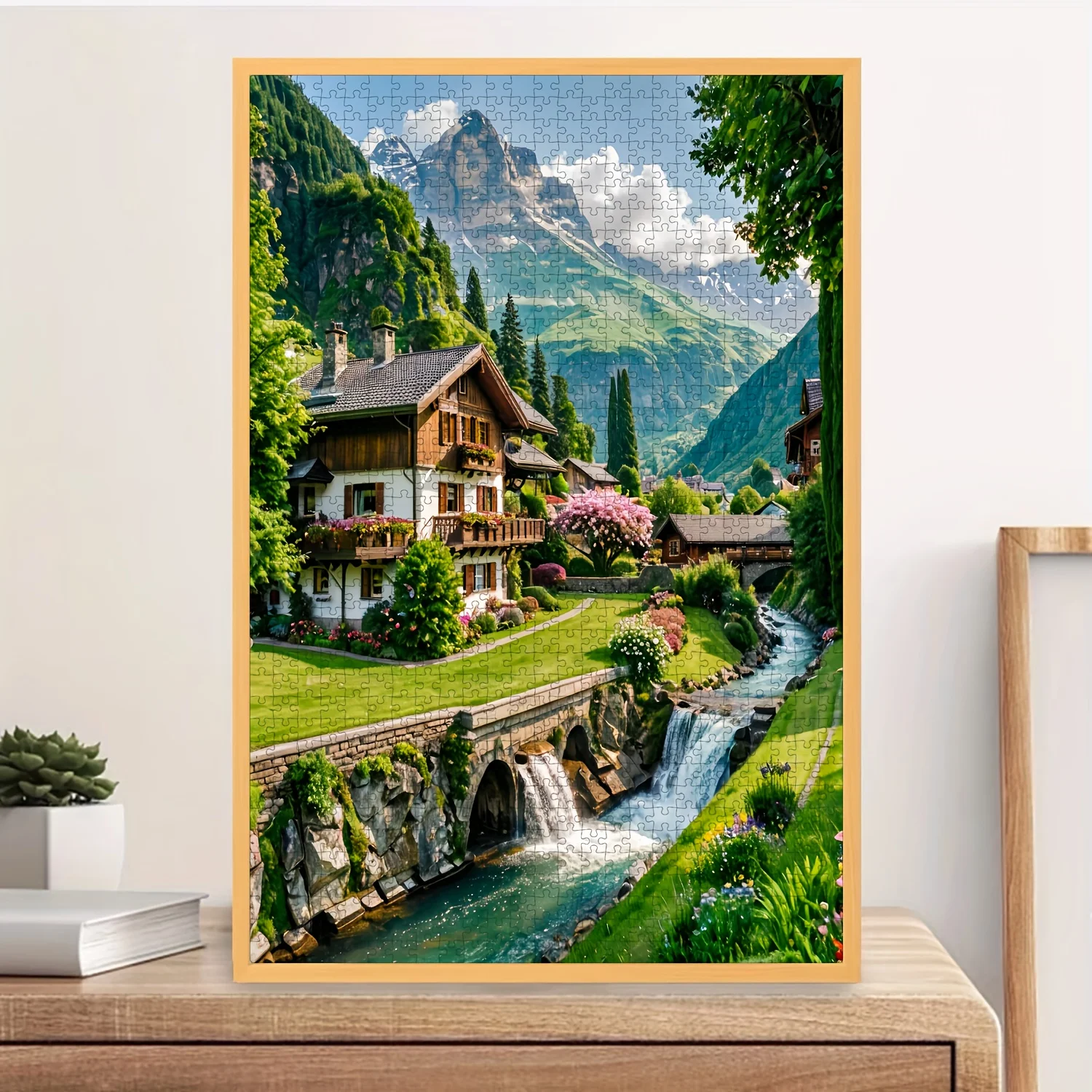 500/1000 Pieces Jigsaw Puzzle Beautiful Scenery Jigsaw Puzzle Educational Toy for Kids Children 's Games Christmas Gift