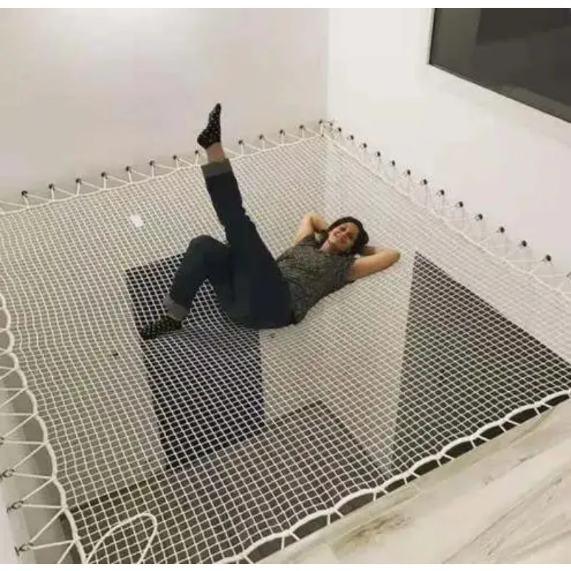 indoor and outdoor suspended DIY loft net bed hammock floor hammock for children and adults