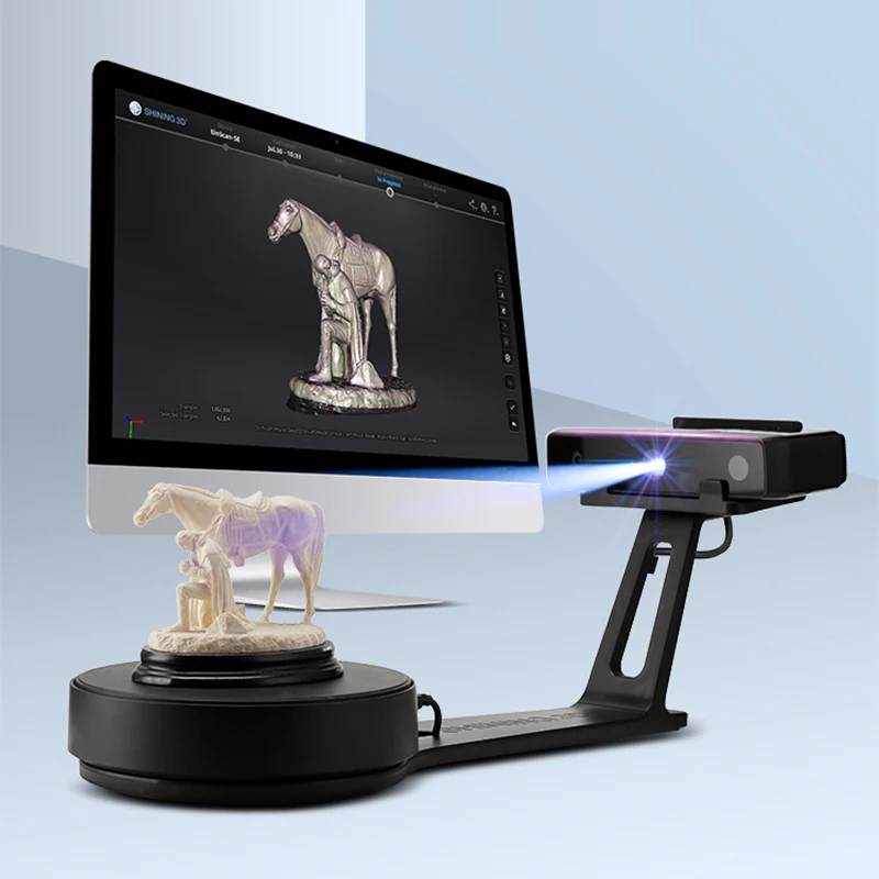 3D Scanner Color Texture High Precision Industrial 3D Scanner Modeling Stereo Reverse Engineering Drawing Surveying Instrument