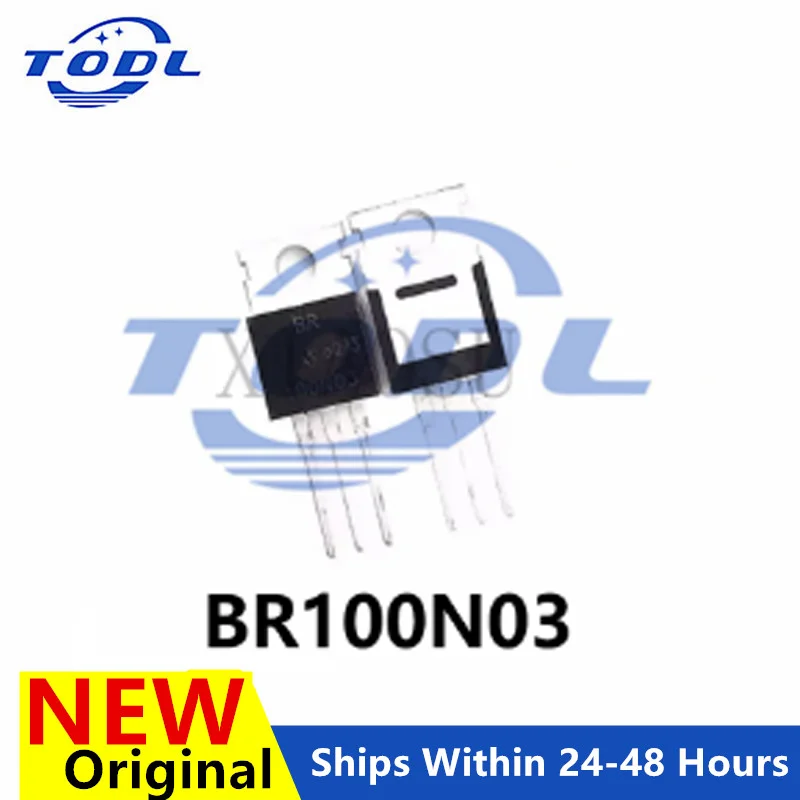 new (5-10PCS) BR100N03 TO-220 30V 100A  Field Effect Transistor chip