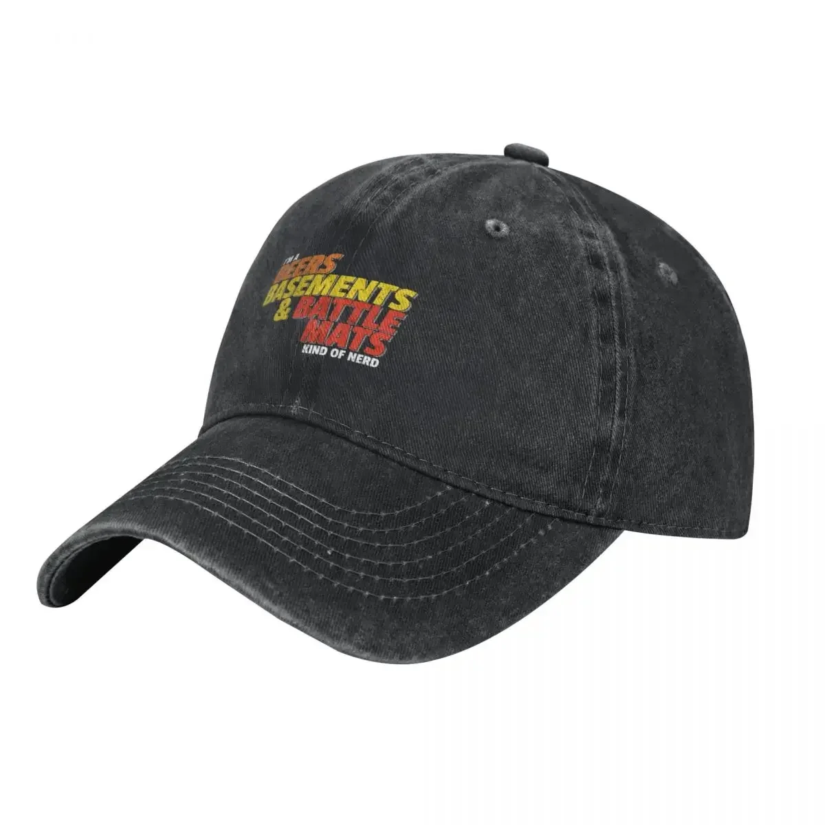 Beer Basements and Battle Mats Kind of Nerd Baseball Cap Big Size Hat cute Golf Hat Man Trucker Cap Man Women's