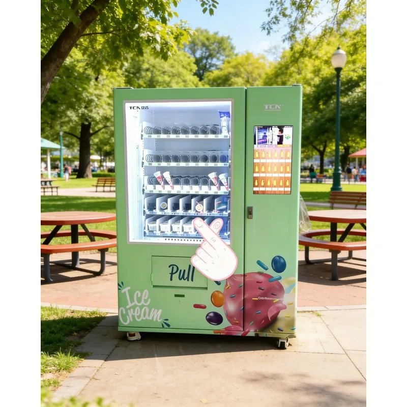 Multi-Function Ice Cream Frozen Yogurt Vending Machine QR Code Payment Automatic Self-Service Commercial Outdoor Smart Dispenser