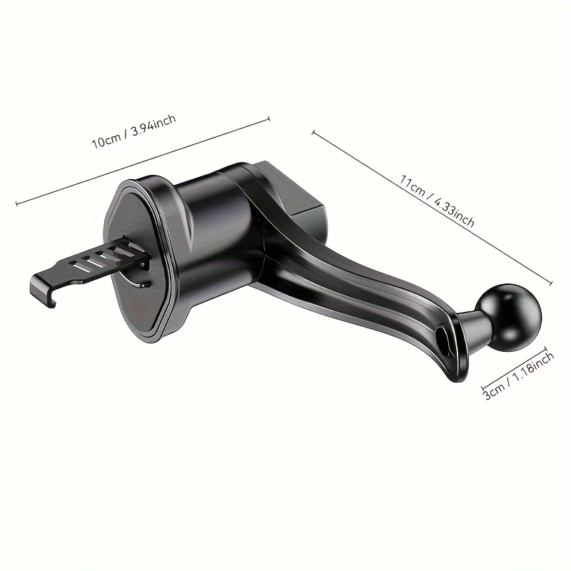 

Car support Air outlet Car phone support accessories Hook air conditioning port extension rod support 17mm ball head