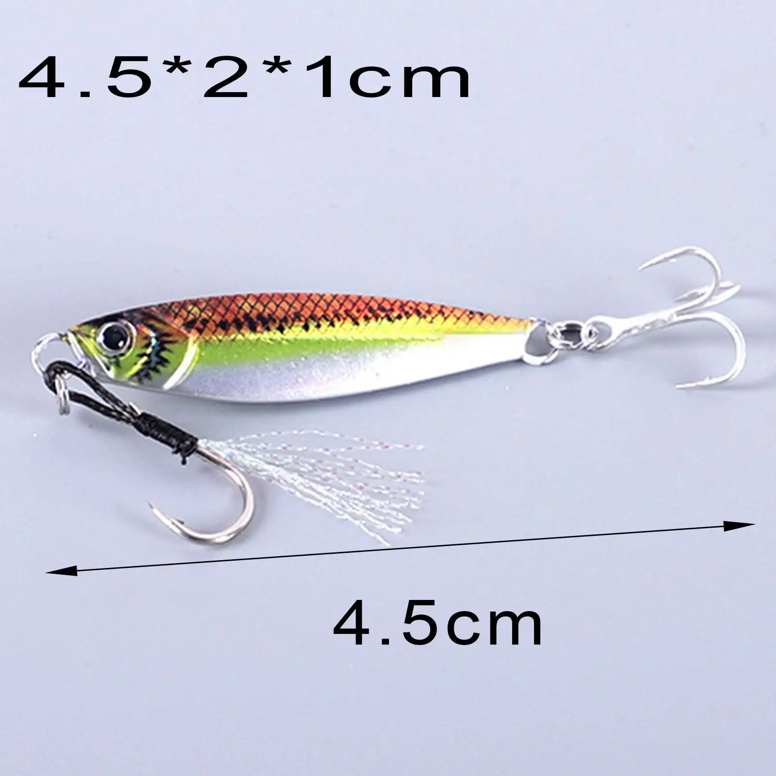 6x Angel köder Köder Micro Jigging Köder Angel gerät lebensechte Metall Jig für Lachs Amber jack Surf Angeln Meerforelle Cobia