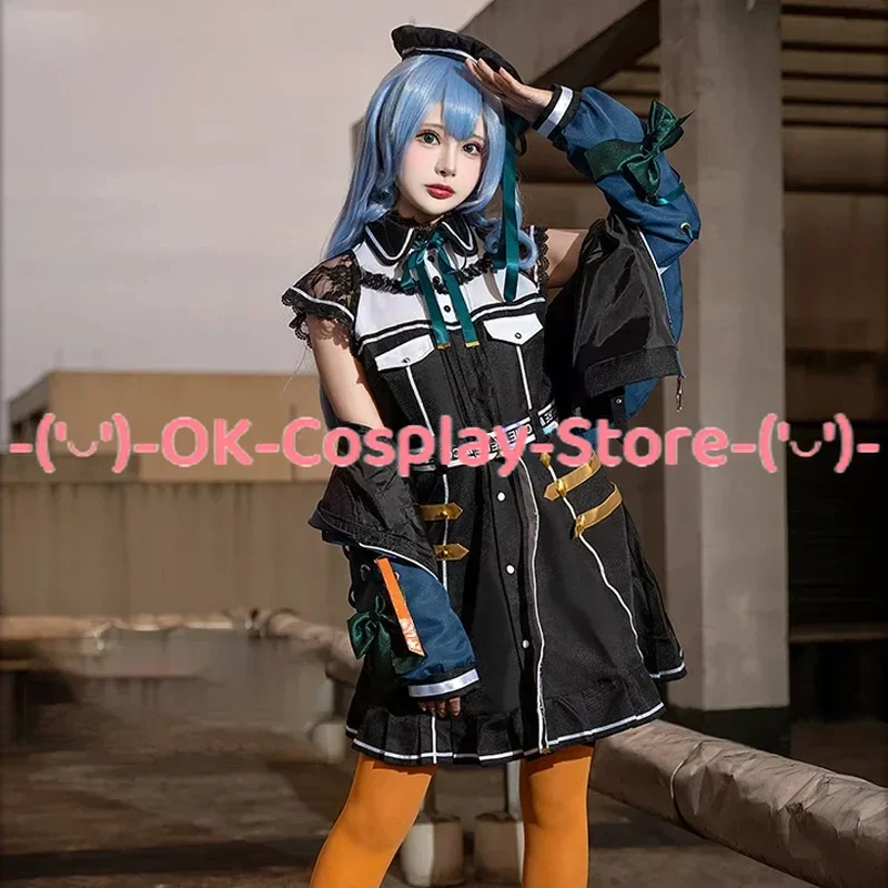 VTuber Hoshimachi Suisei Cosplay Costumes Women Cute Dress Coat Suit Halloween Carnival Uniforms Custom Made