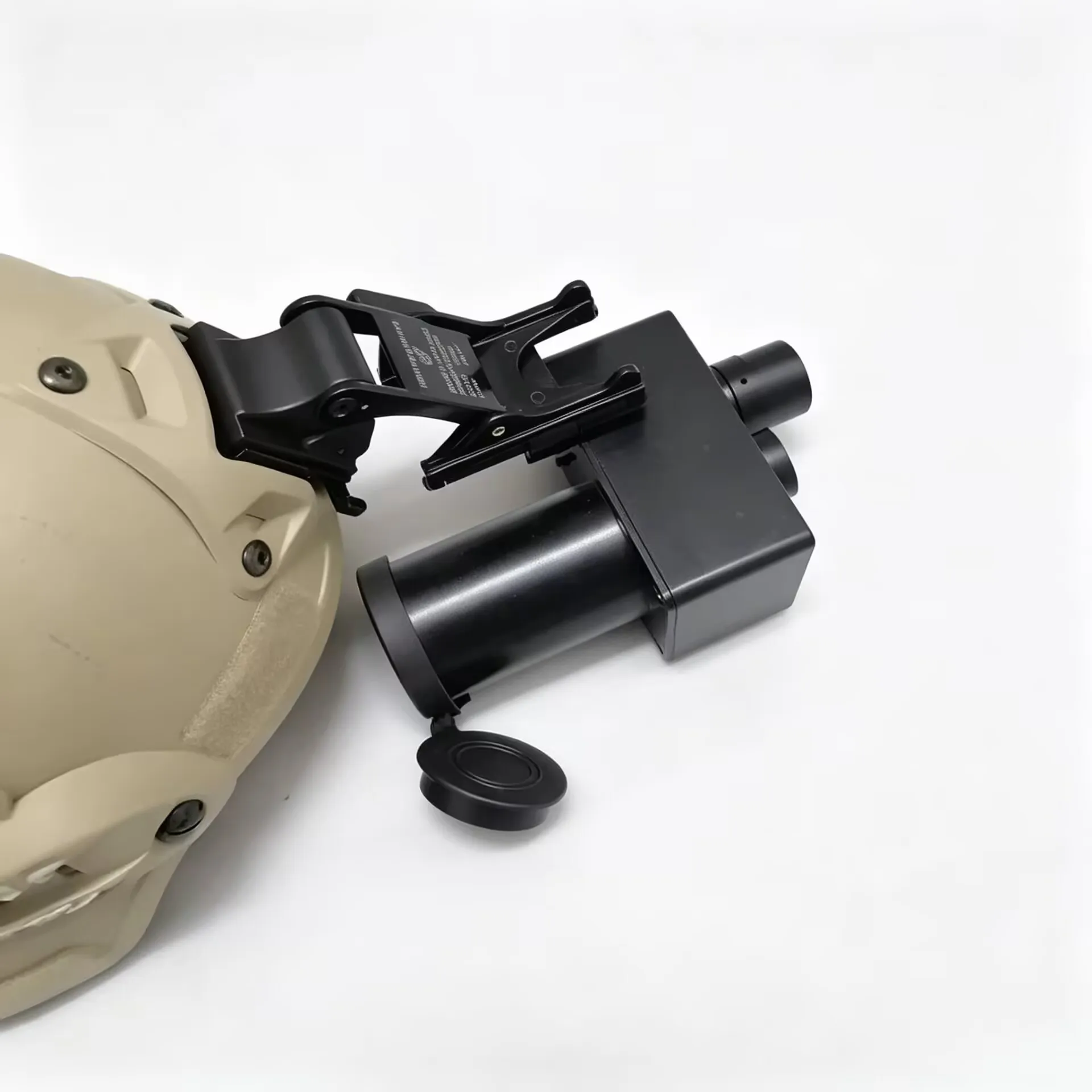 Suitable for helmet flashlights the upgraded model is lighter all black can be worn for night walking and bring your own helmet