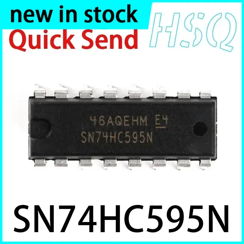 10PCS 74HC595N SN74HC595N DIP-16 Logic Shift Register