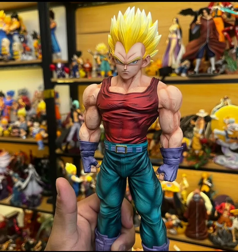 JG Studio 31 cm Dragon Ball Anime Figuren GT Baby Vegeta Figuur Super Saiyan 2 Heads PVC Standbeeld Verzamelen Model speelgoed Gift Voorverkoop