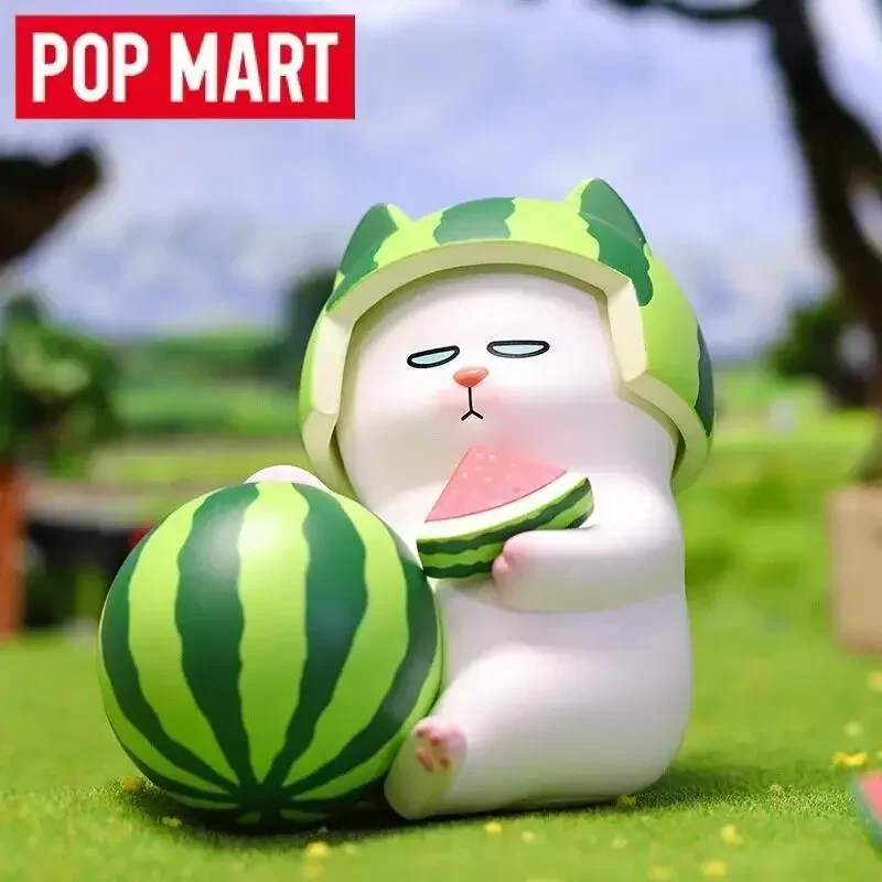 

POP MART Vivicat, милый шлем серии, слепая коробка, игрушка, украшение для рабочего стола, подарок для девочек, Коллекционная модель, сумка для догадок