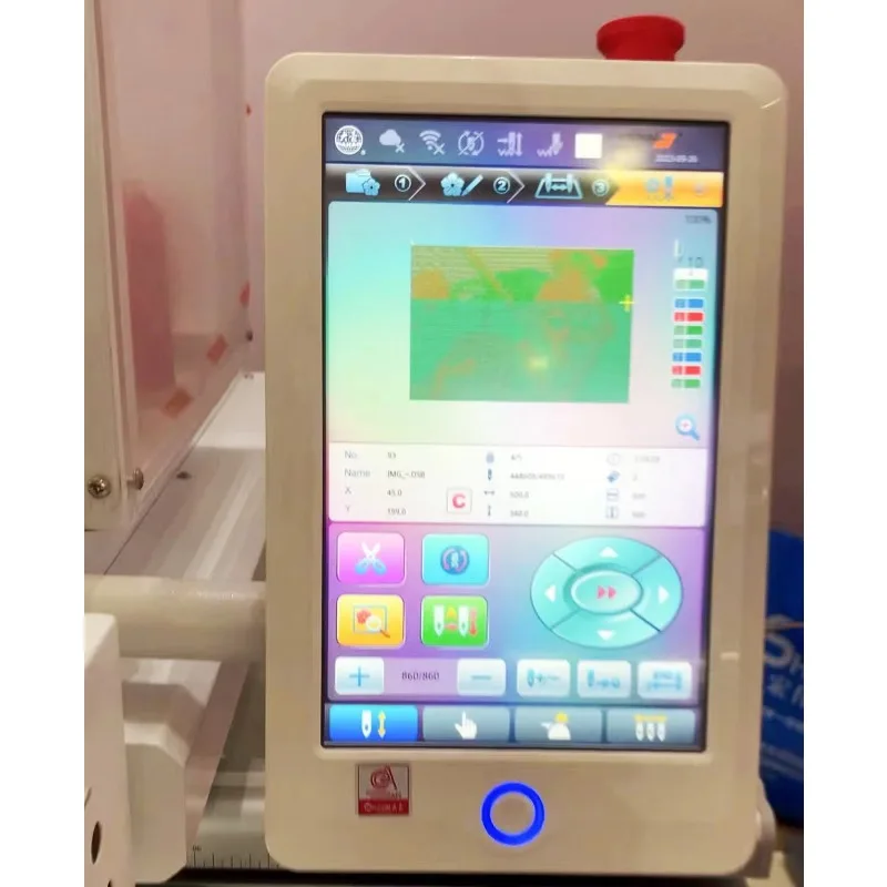 Customized 10 Year Warranty Single Head Home Monogram Computer Embroidery Machine Hat Patch T Shirt Embroidery Machine Like Happ
