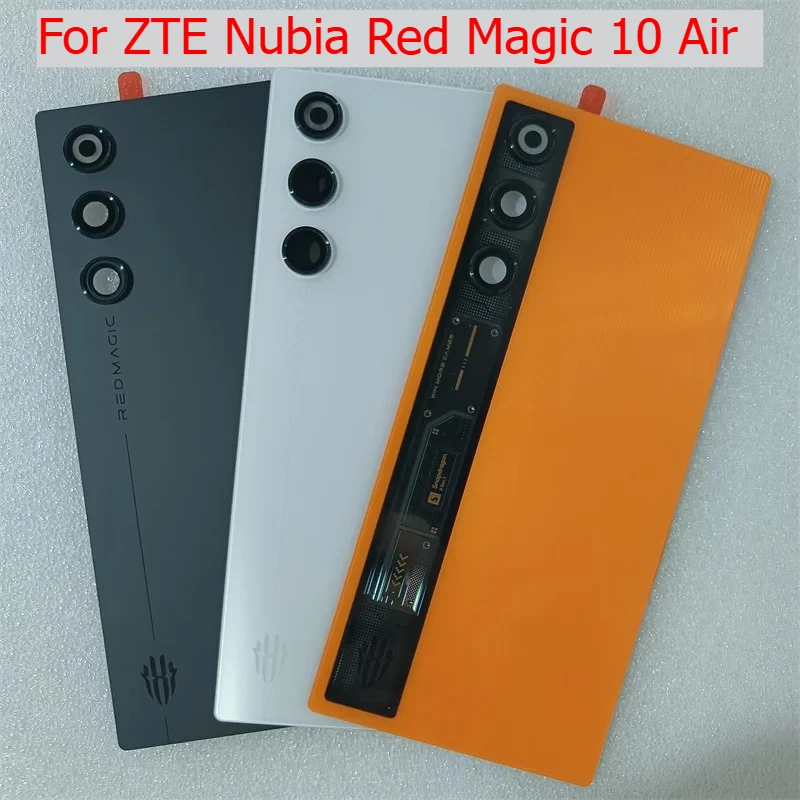 For ZTE Nubia Red Magic 10 Air NX779J Battery Cover Rear Housing Case with Camera Lens Replacement +Adhesive