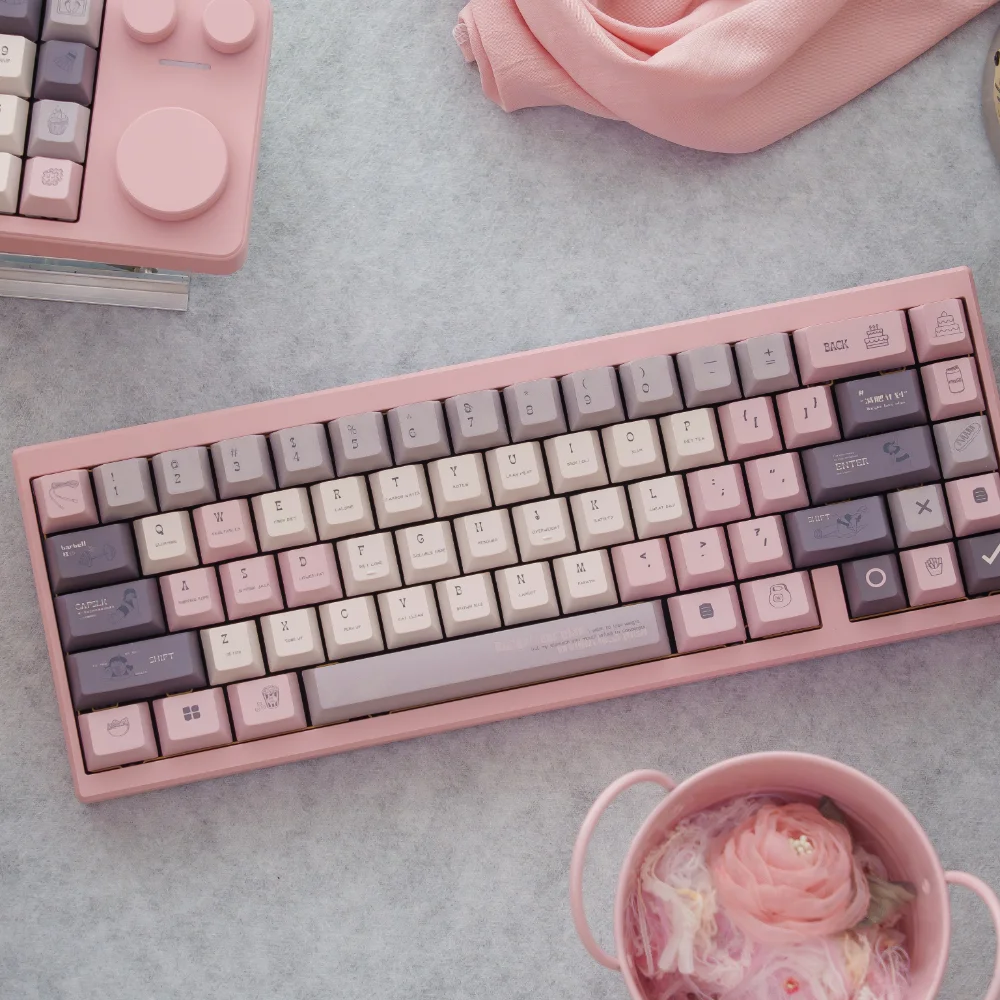 142 Keys Weight loss plan Keycaps Cherry Profile Dye Sublimation PBT Keycap For MX Mechanical Keyboard 61 66 68 75 87 96 98 104