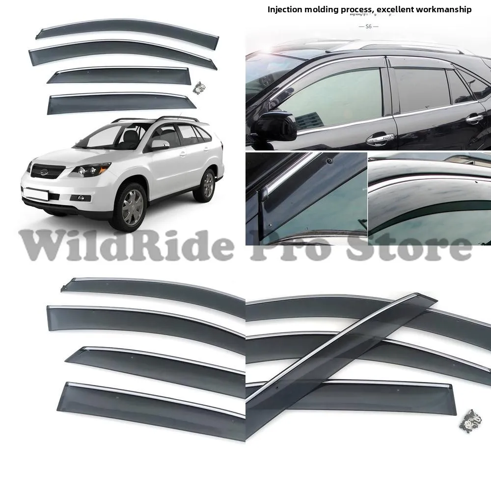 

1 комплект утолщенной дождевика с зажимом для окна BYD S6, козырек от дождя