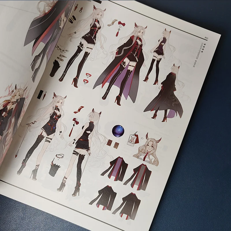 Imagem -06 - Arknights Jogo Artbook Coleção Oficial Arte Ilustrada Livro em Cosplay Chinês sem Cartão Necessário Vol 1