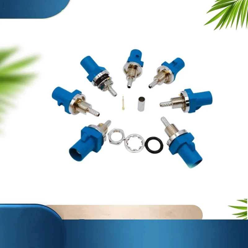 Fakra-C-JY-1.5 Female to SMB RF Adapter Automotive AM/FM Radio Connector SMB Plug 5 pcs/Lot