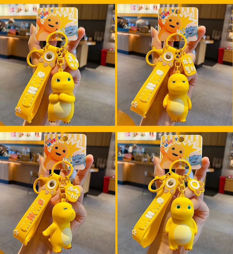 Cartoon Nailong Schlüsselanhänger Kawaii Milchdrache Schultasche Dekorativer Anhänger als Geburtstagsgeschenk für Ihre Freundin – Detail 8