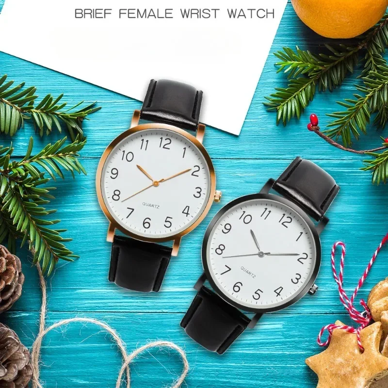 New in Quartz Wristwatches for Men Simple Business Fashion Leather Quartz Wrist Watch Business Quartz Wristwatch Reloj Mujer