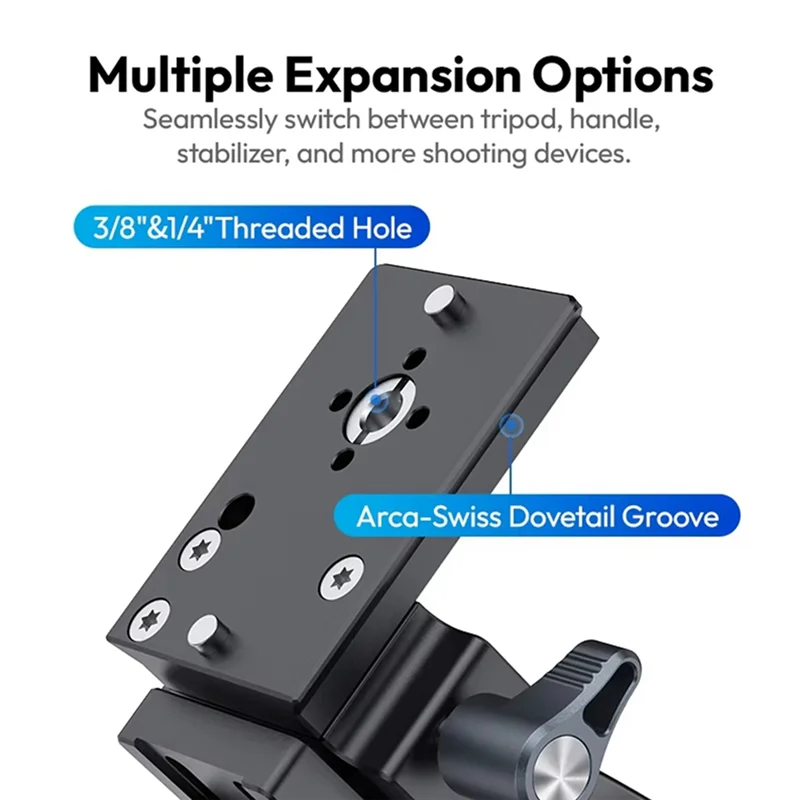 

AU61-Ulanzi Camera Cage Quick Release Half Collar Rotatable Adapter Ring For DSLR Cameras, Vertical &Horizontal Rotation CA03 95