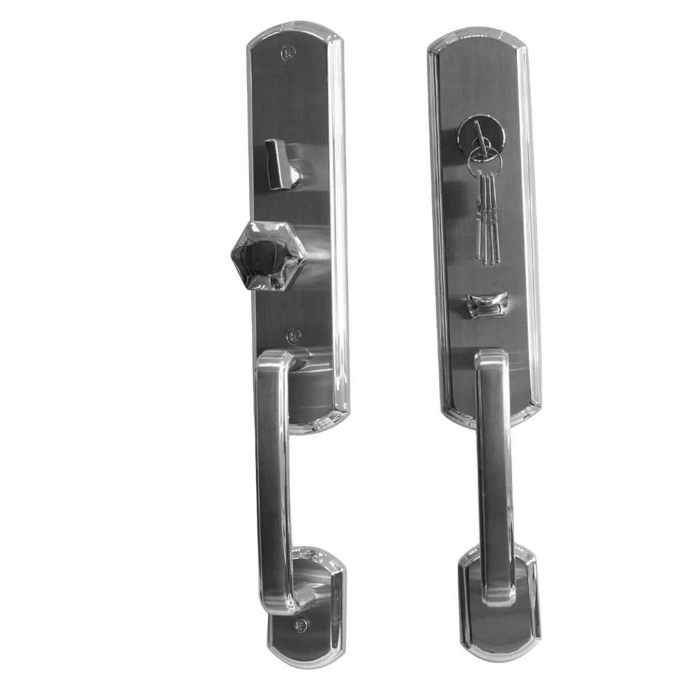 

Modern American Style Lock for Mansion Villa Entry Door Stainless Steel 304 Weatherproof Finish