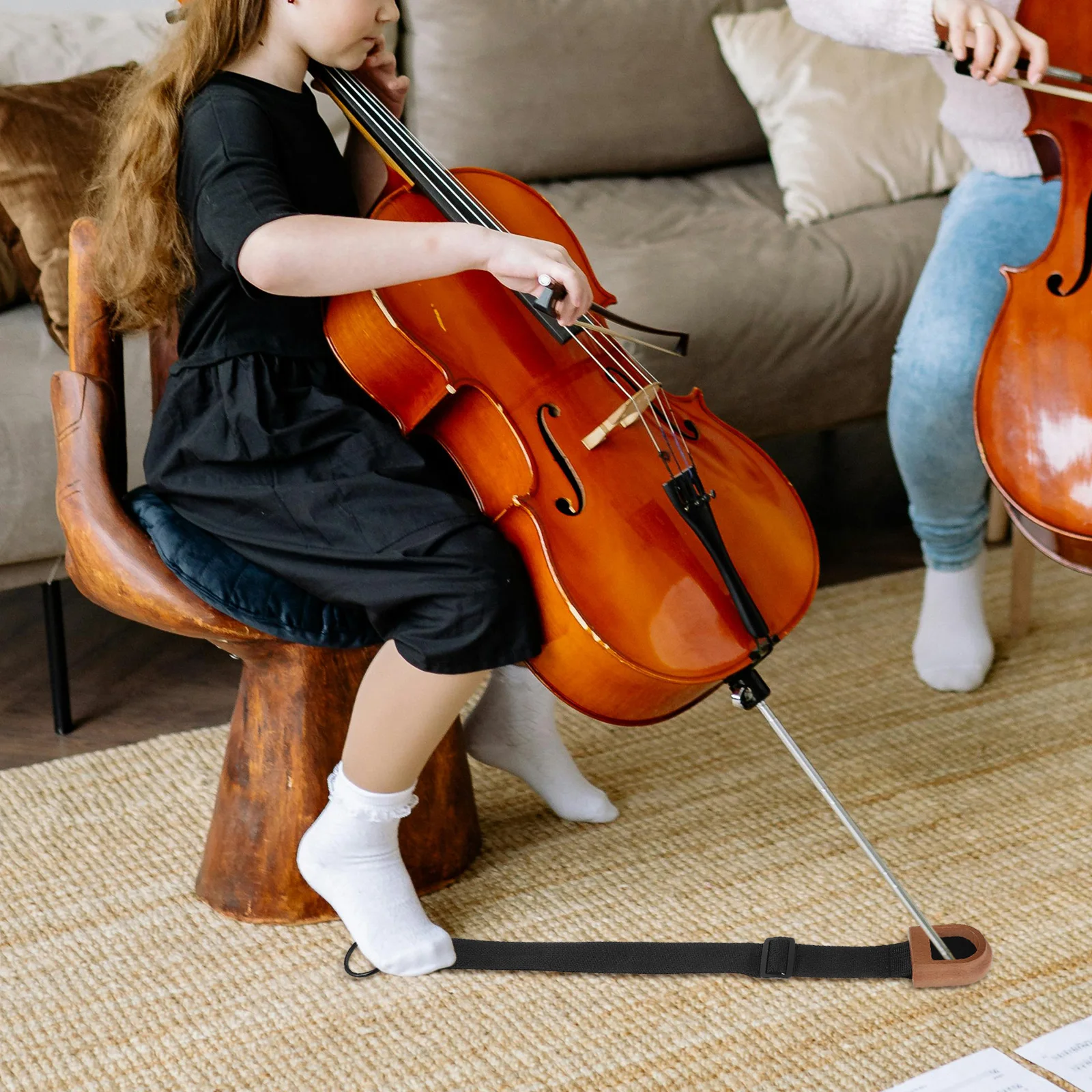 

Anti-slip Mat for Cello Adjustable Endpin Holder Non-slip Protector Instruments