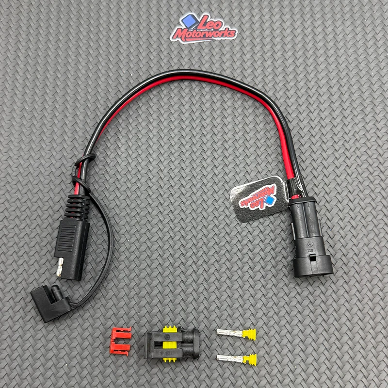 Motorcycle SAE Adapter Cable 710‑HRL2V Battery Charging Connector Replacement For Harley BC Battery Controller Accessory