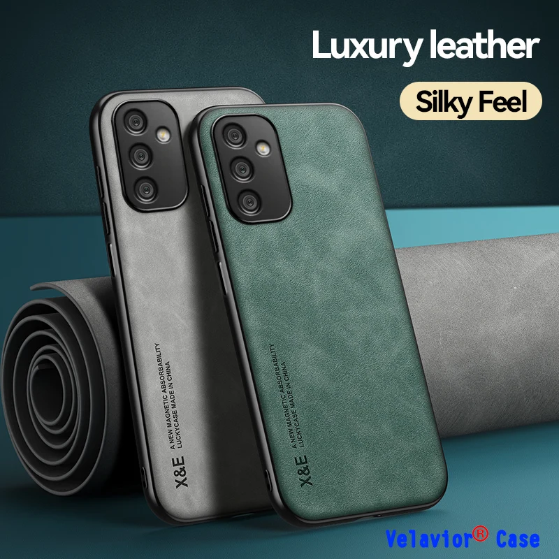 

Leather Case for Samsung Galaxy A25 Magnetic Sheepskin Holder Shell Samsung A25 A55 A15 A05 A05S A54 A34 A24 A23 A14 A53 Cover