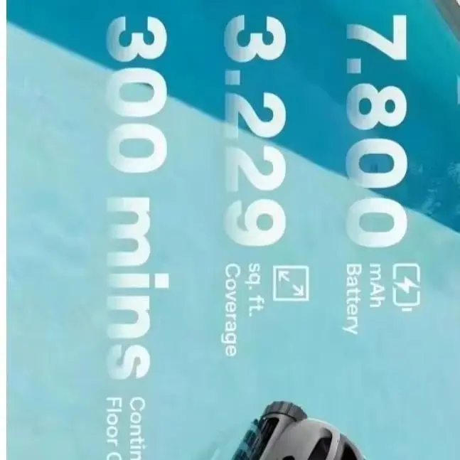 Beatbot Sora 10 Cordless Pool Vacuum Robot, 300Min Runtime, 6800GPH Floor/Wall/Waterline Cleaner, for In/Above Ground Pools